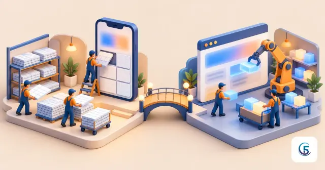 Minh hoạ appsheet vs lovable: một xưởng lắp app từ ô bảng tính, một xưởng robot ghép khối mã nguồn thành web app