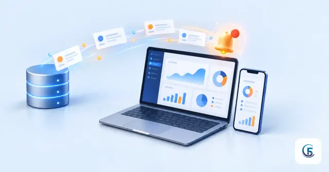 Hệ thống thông báo cho web app: quả chuông real-time trên giao diện quản lý kho