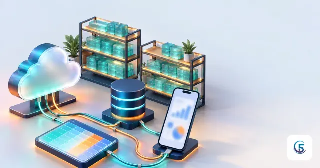 Minh hoạ dữ liệu AppSheet: bảng, đám mây và cơ sở dữ liệu nối với điện thoại
