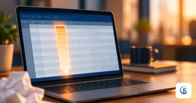 Màn hình laptop minh hoạ arrayformula trong google sheet tự điền kết quả cho cả cột đơn hàng