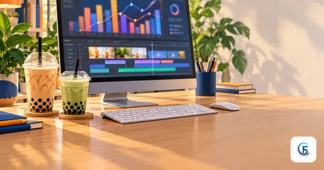 Claude Dashboards: màn hình dashboard tự cập nhật và khung video giải thích trên bàn làm việc